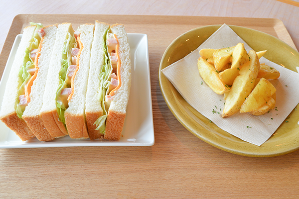 ハムチーズサンドセット
